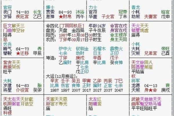 紫薇斗数看行运