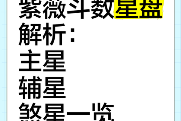 紫薇斗数忌星煞星