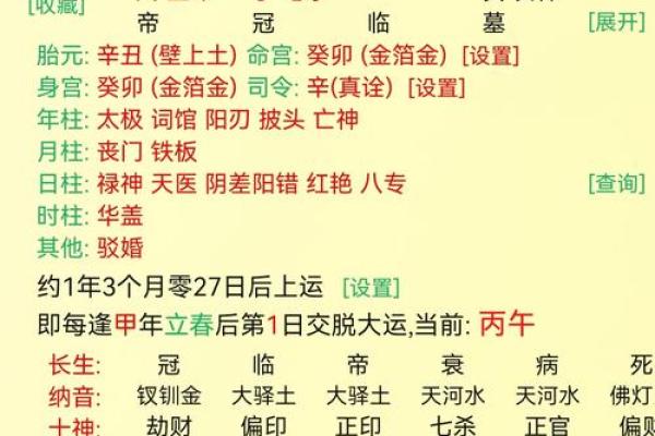 陈百强的八字命格详解