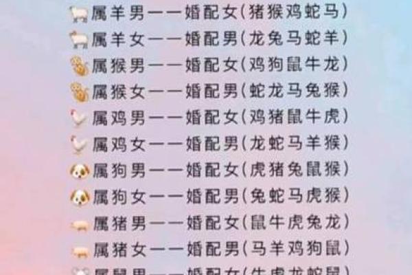 十二肖和十二生肖配对,十二生肖最佳婚配表是怎样的？