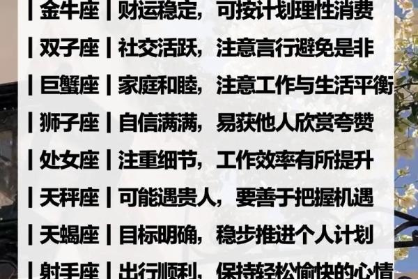 十二星座今日运势浅析男