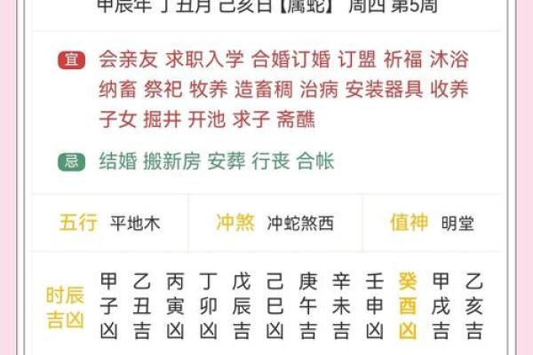 老黄历今日时辰吉凶查询