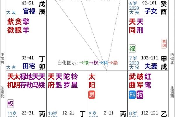 紫薇斗数与紫薇星盘