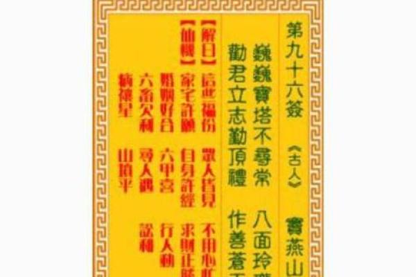 灵签第二十八签解签详解
