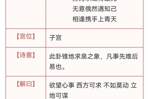 观音灵签一天一签