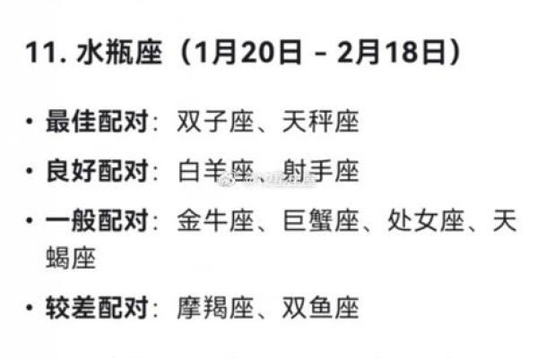 适合结婚的星座配对表最新