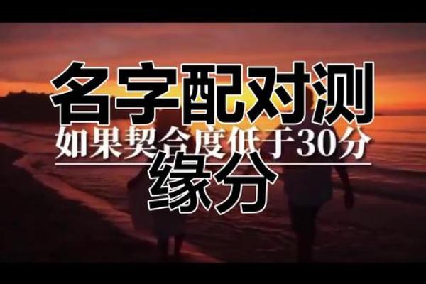 相亲姓名配对大全男孩子 相亲名称排名？