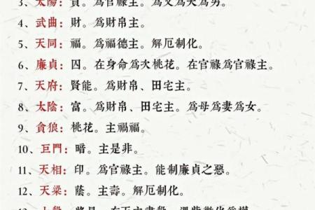紫薇斗数中年龄