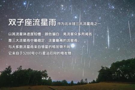 今年双子座流星在天空哪个方位出现过