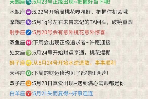 陶白白本周星座运势巨蟹女