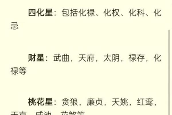 紫薇斗数逢凶化吉星