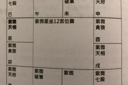 紫薇斗数歌诀