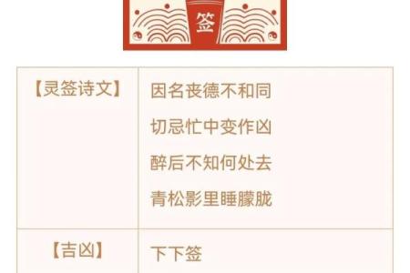 庙观音灵签第七签解签