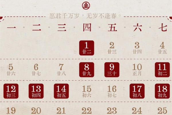 日历农历吉日