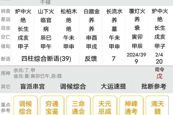 四柱八字排盘飞刃是什么意思？