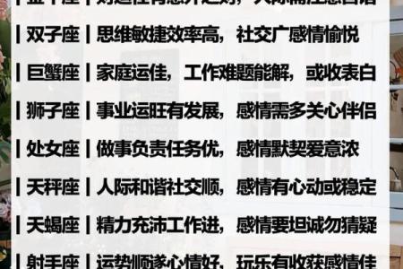 十二星座十一月运势详解