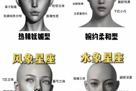 哪四个星座女是圆脸的