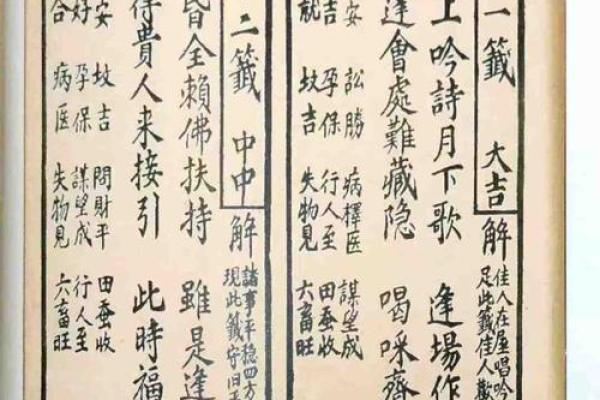 娘娘灵签48签解签