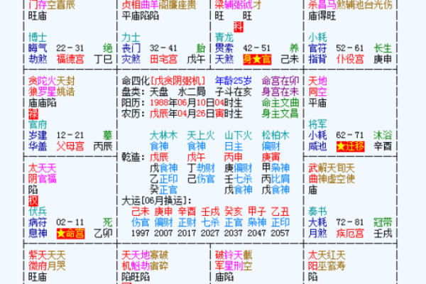 紫薇斗数养母养大
