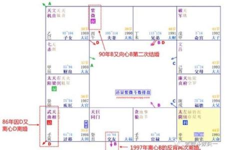 紫微斗数之生年干四化表象：夫妻宫四化入各宫表象