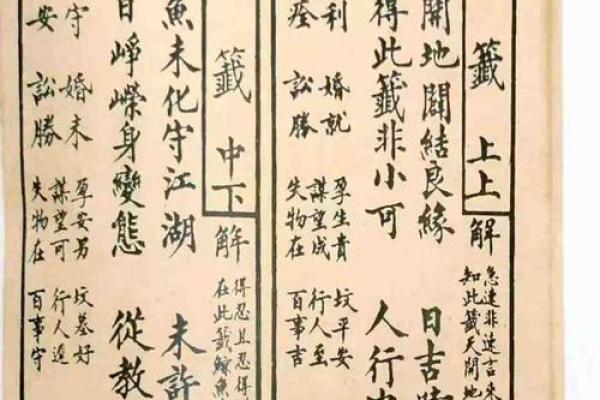 观音灵签求财三十二签