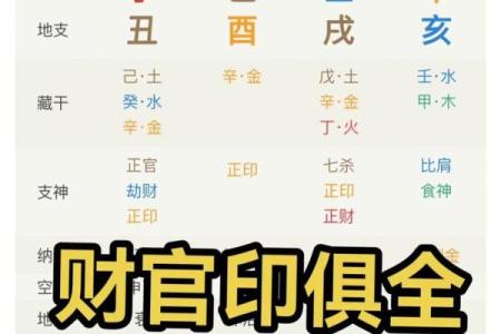 八字中财官印俱全是什么意思