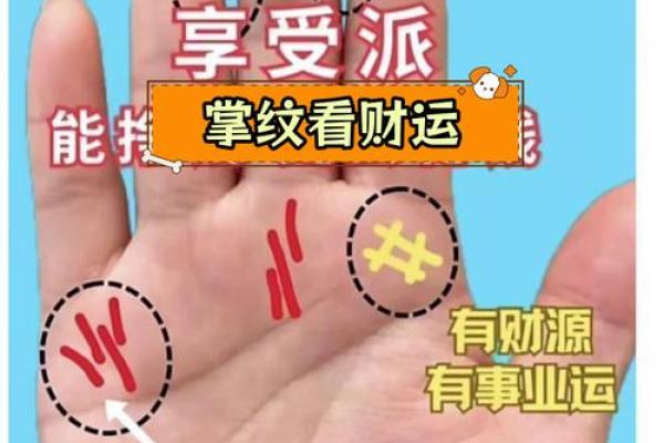 手纹算命图解 财富手纹解读