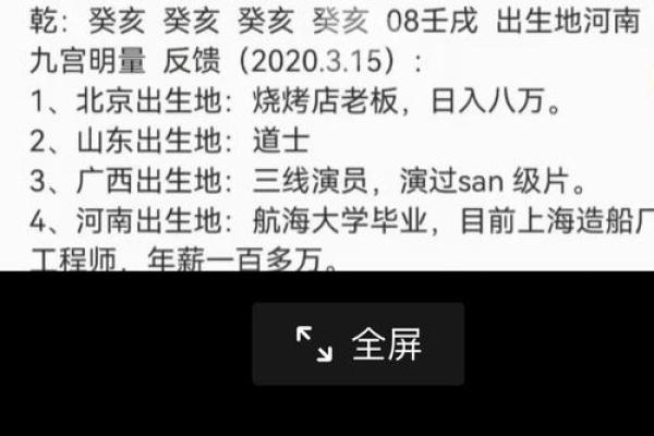 相同八字