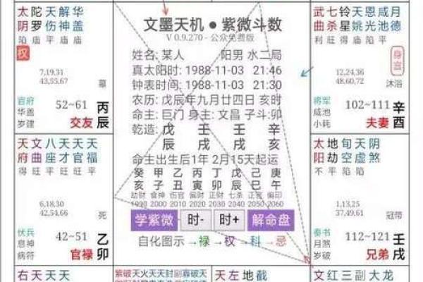 紫薇斗数看样貌