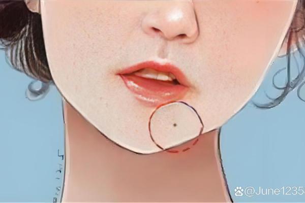 女人有黑观音痣 下巴的痣房屋多