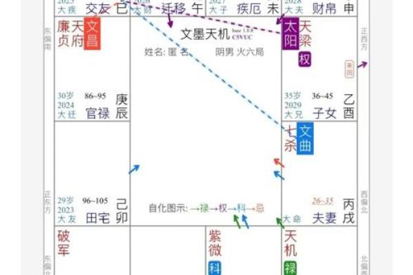 紫薇斗数对宫化入
